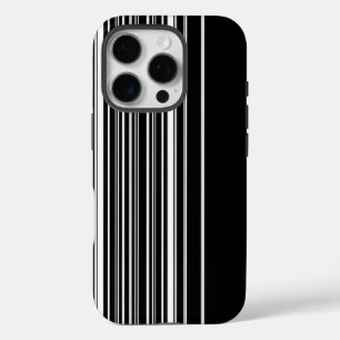 Modern Design in Black and White iPhone 16 Pro Case