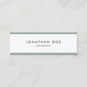 Modern Design Professional Simple Luxury Elegant Mini Business Card
