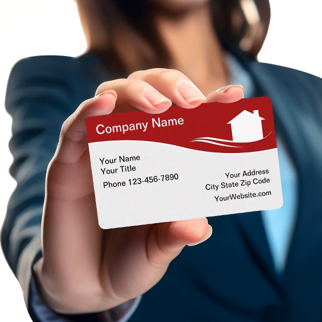 Modern Design Real Estate Business Cards (Creator Uploaded)