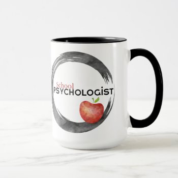 Modern Design School Psychologist Coffee Mug by schoolpsychdesigns at Zazzle