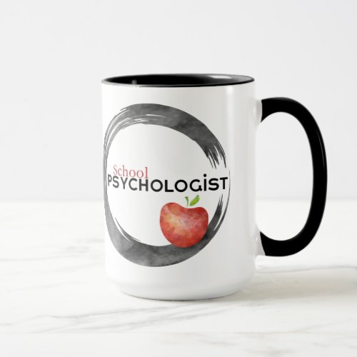 Modern Design School Psychologist Coffee Mug