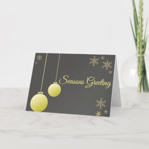 Modern Design Season's Greetings Christmas Card