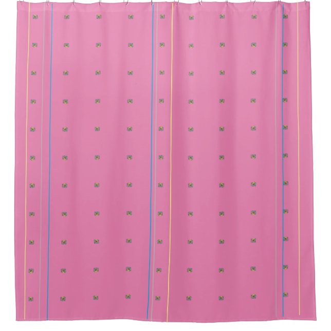 Modern Design Shower Curtain (Front)