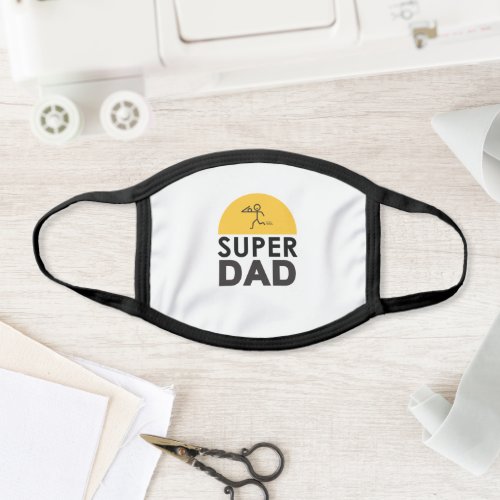 Modern Design SUPER DAD Fathers Day Party gift Face Mask
