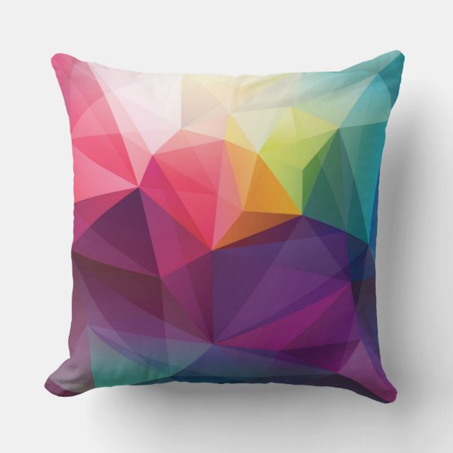 Modern Design Throw Pillow (Front)