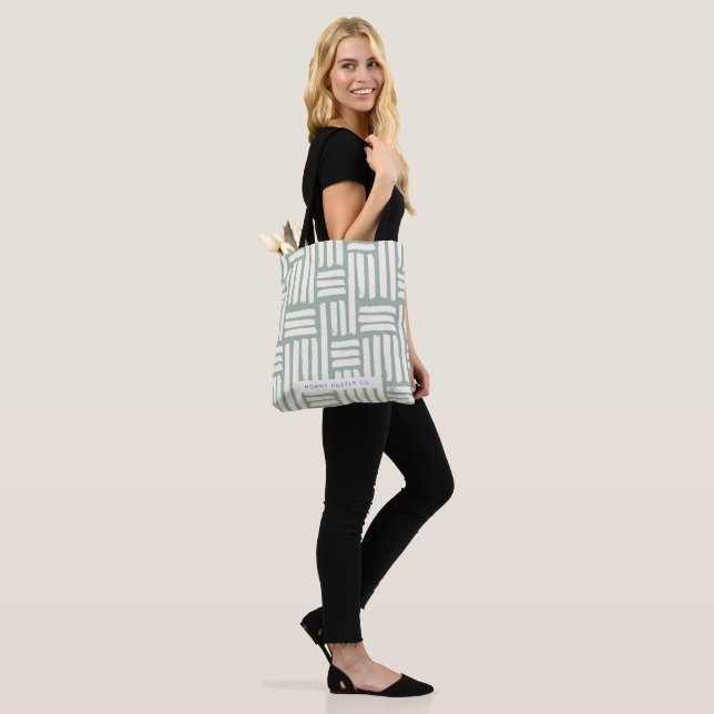 Modern Design Tote Bag - Mommy Hustle Co.  (On Model)