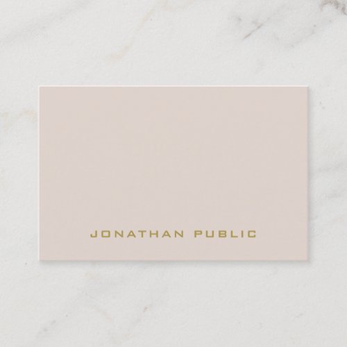 Modern Designed Template Elegant Colors Luxury Business Card