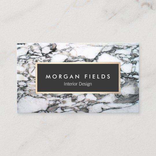 free business card maker marble