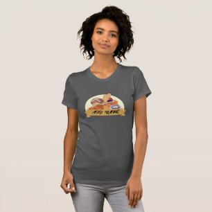 Modern dessert Bread baking bakery custom name T-Shirt