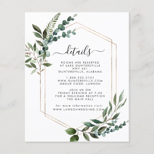 Modern Details Card