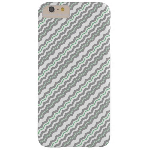 Modern Diagonal Chevron with any Color Detail Barely There iPhone 6 Plus Case