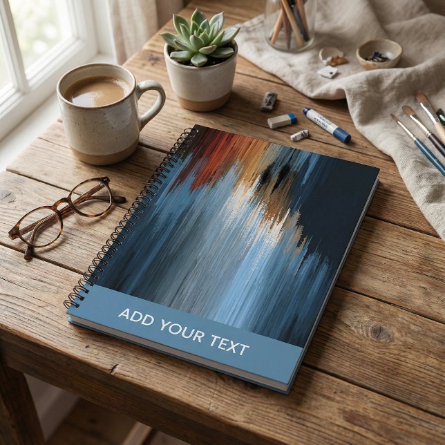 Modern Diagonal, stripe pattern spiral Notebook (Creator Uploaded)