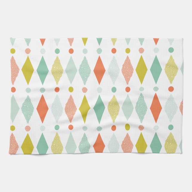 Modern Diamond pattern Towel (Horizontal)