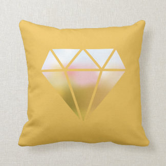Modern diamond shape design throw pillow