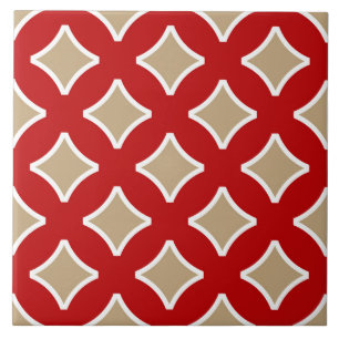 Modern, diamond shape, elegant pattern ceramic tile