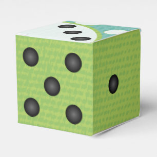 Modern Dice or Die Wedding Party Favor Box