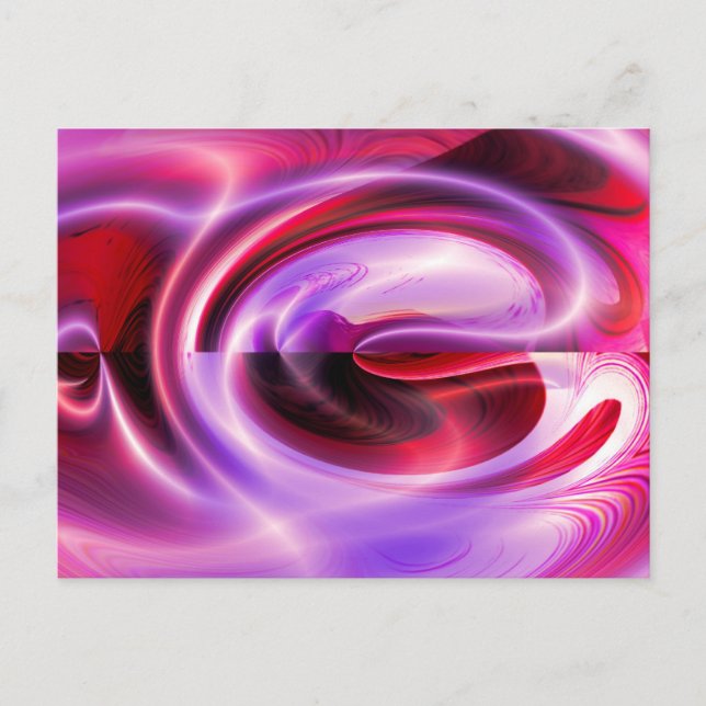 Modern Digital Abstract Postcard (Front)