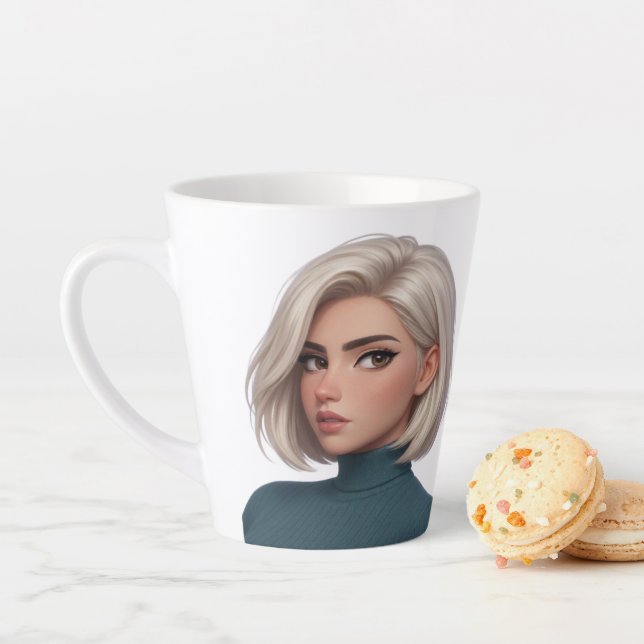Modern Digital Art Ceramic Mug (In Situ)