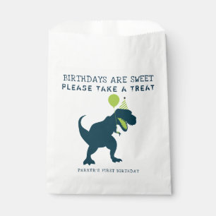 Modern Dinosaur Birthdays are Sweet Favor Bag