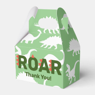 Modern Dinosaurs ROAR Baby Shower Favor Boxes