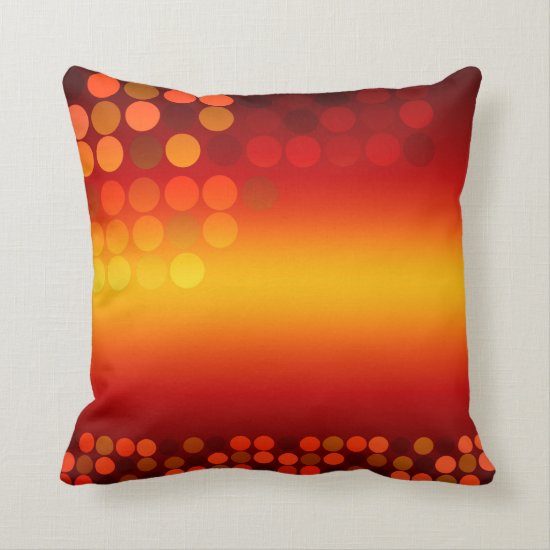 Modern Disco Sunset Big Cushion Pillow