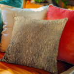Modern Distressed Metallic Gold Pattern - Rain Throw Pillow<br><div class="desc">Modern Distressed Grungy Metallic Gold Pattern - Rain. Add something lavish to your style. The lustrous subtlety of this decorative pillow brings depth and tonal richness with a vintage touch to your space. Get lost in the elegant design of your home.</div>
