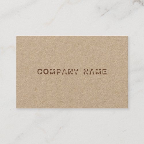 Modern Distressed Text Company Elegant Template Business Card