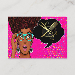 Modern Diva Pop Art Appointment Card
