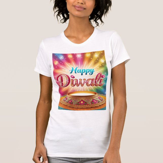 Modern Diwali T-Shirt (Front)