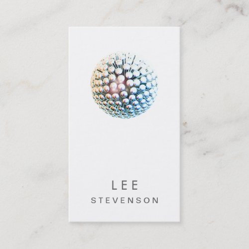 Modern DJ Cool White Futuristic Business Card Templates