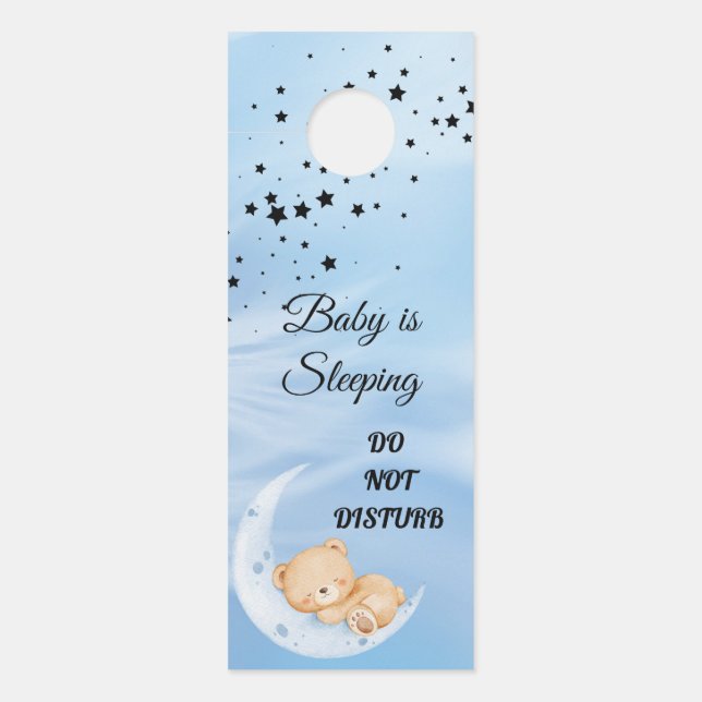Modern Do Not Disturb Door Hanger (Front)