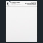 Modern Doctor & Hospital Stethoscope  Letterhead<br><div class="desc">Modern Doctor & Hospital Stethoscope Letterhead features Stethoscope and a modern text template. A perfect design for doctor , hospital or private clinic owner .Please click on the personalize button to customize it with your text .Kindly visit my store " loveyouart"  for other or similar designs .</div>