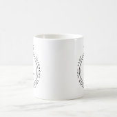 Modern 'Does this Ring make me look Engaged?' Coffee Mug (Center)