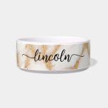 Modern Dog Cat Pet Name Gift For Food Drink Water Bowl<br><div class="desc">Personalized Dog Bowl Cat Pet with Name Gift for Pet Food</div>