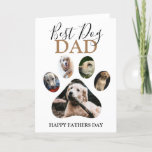 Modern Dog Dad | Photo Collage Holiday Card