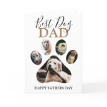 Modern Dog Dad | Photo Collage Holiday Card Modern Dog Dad | Photo Collage Holiday Card