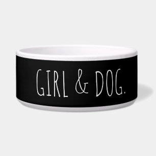 Girl dog bowls best sale