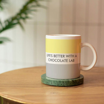 Modern Dog Lover Fun Quote Coffee Mug by ThePlayfulPixel at Zazzle