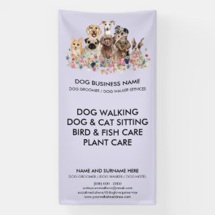 Modern Dog Salon Banner