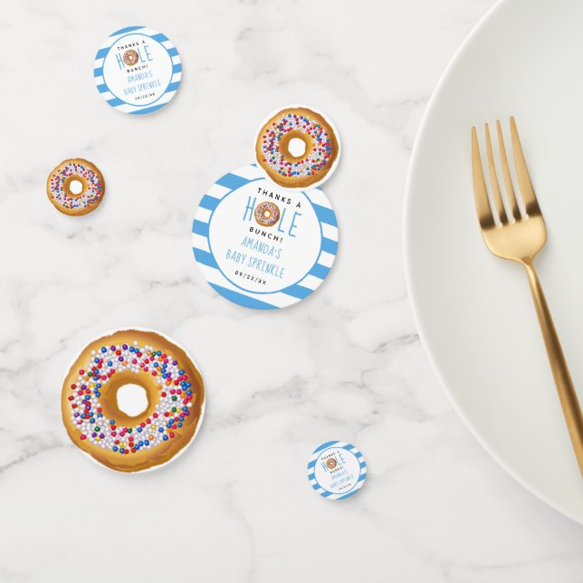 Modern Donut Boys Baby Shower Sprinkle Confetti (Group)