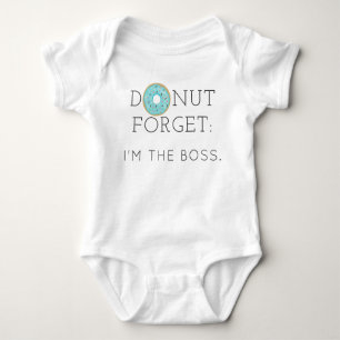 Modern Donut Forget Baby bodysuit one-piece
