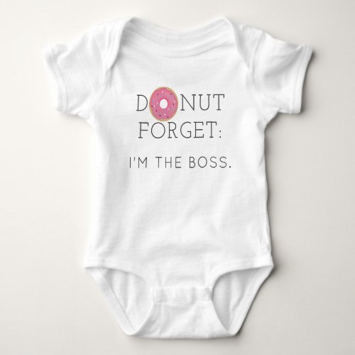 Modern Donut Forget Baby bodysuit one_piece