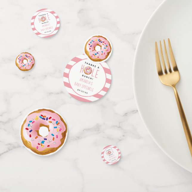 Modern Donut Girls Baby Shower Sprinkle Confetti (Group)