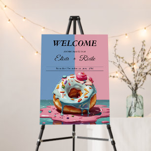 Modern Donut Sprinkles Gender Neutral Baby Shower Foam Board