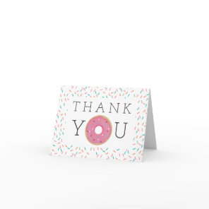 Modern Donut Thank You Cards