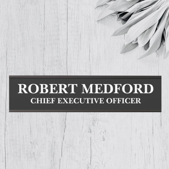 Modern Door Sign Name Plate (Creator Uploaded)