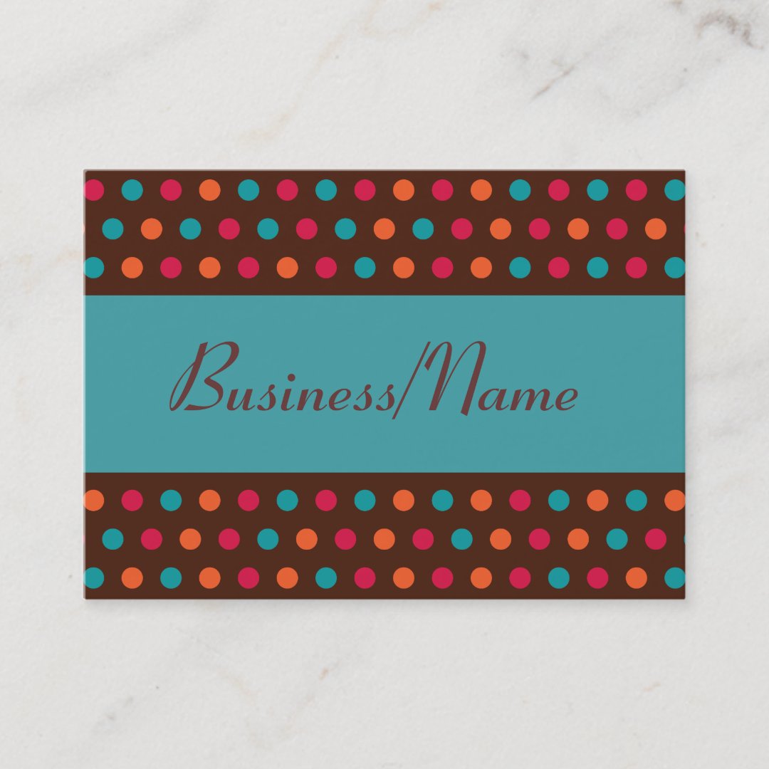 Modern Dot Business Card Zazzle