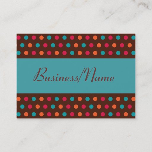 Customizable Modern Dot Business Card