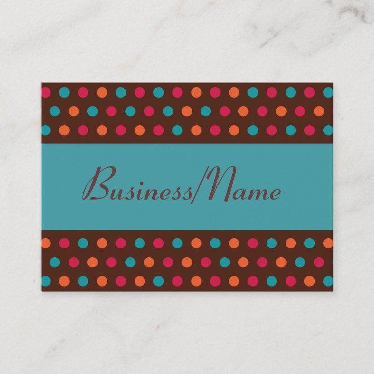 Modern Dot Business Card Zazzle
