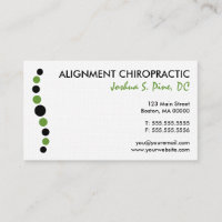 Modern Dots Chiropractic Business Card